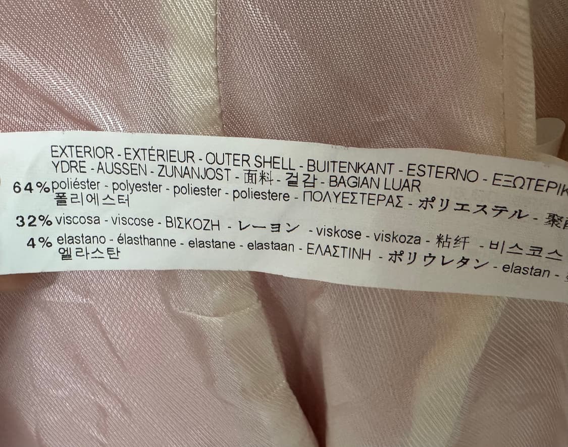 zara 자라 베이직 핑크 더블버튼 자켓 상품이미지10