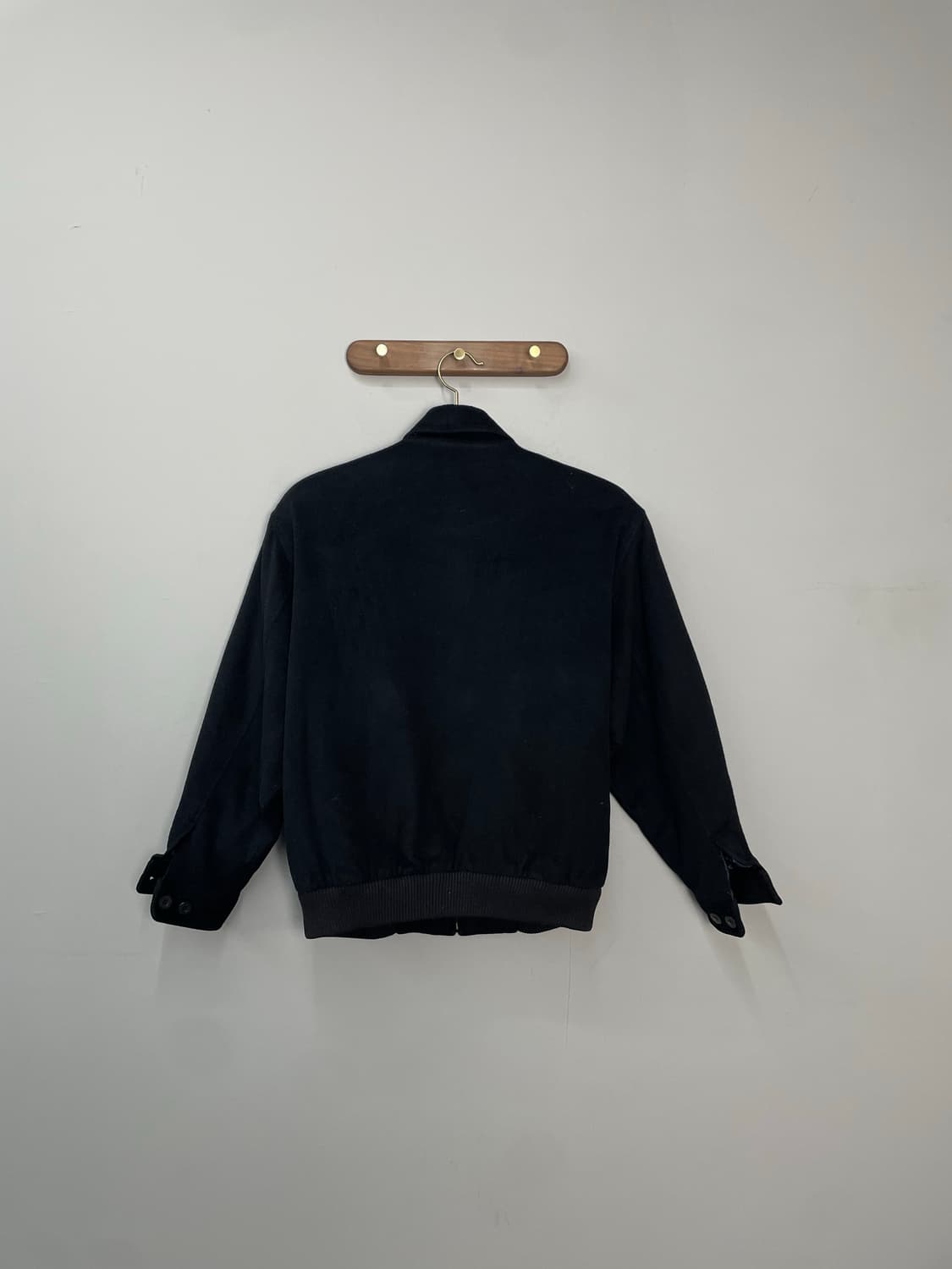 입생로랑 블랙 울 블루종 자켓 H1758 상품이미지4