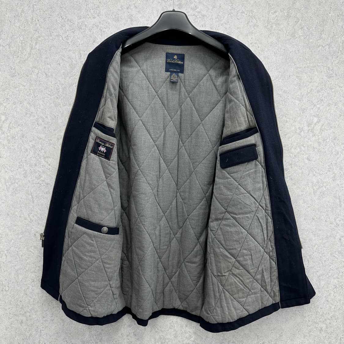 100 브룩스 브라더스 남자 루즈핏 울 코트 상품이미지3