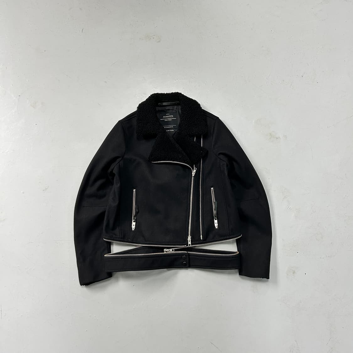 올세인츠 시어링 울 라이더자켓 상품이미지1