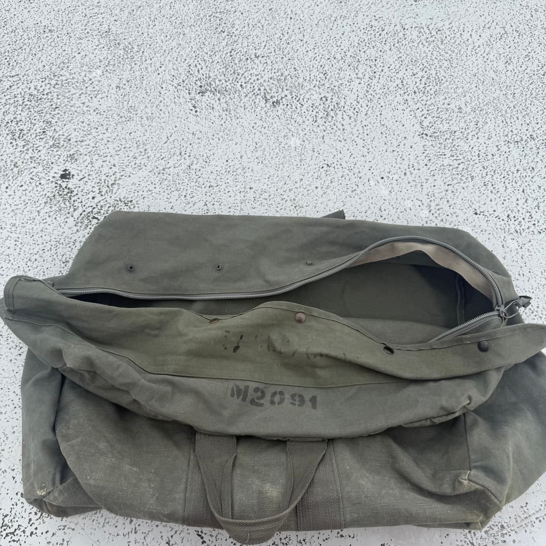 [military] 밀리터리 오리지널 캔버스 키트백 상품이미지4