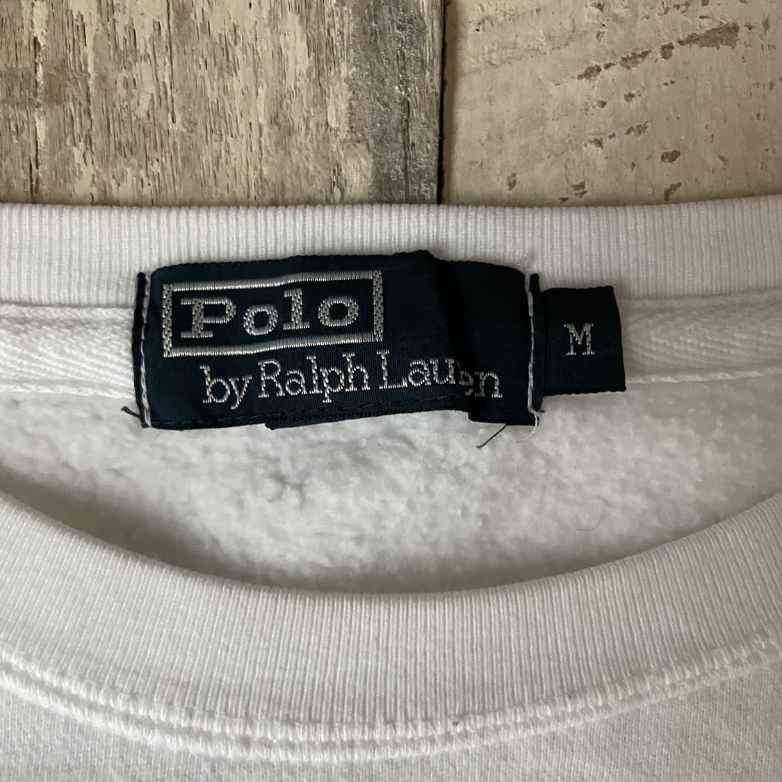 폴로 랄프로렌 화이트 크루넥 스웻셔츠 상품이미지2