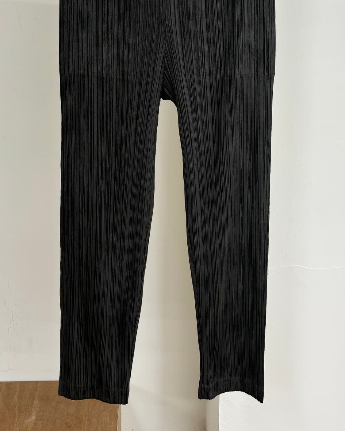 플리츠 플리즈 그레이 밴딩 플리츠 크롭 팬츠  상품이미지3