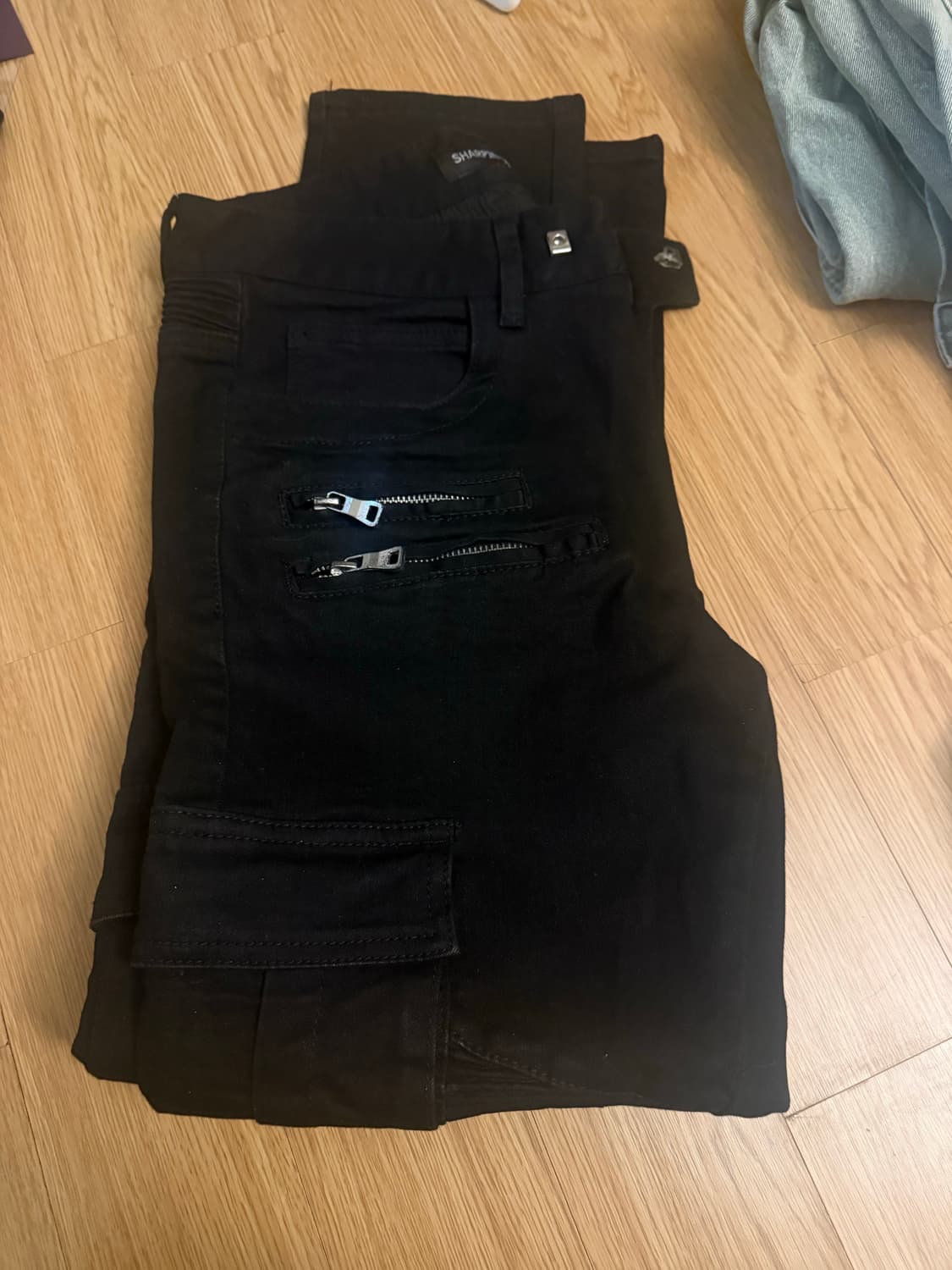Sharpin denim 바이커진 블랙 M 상품이미지1