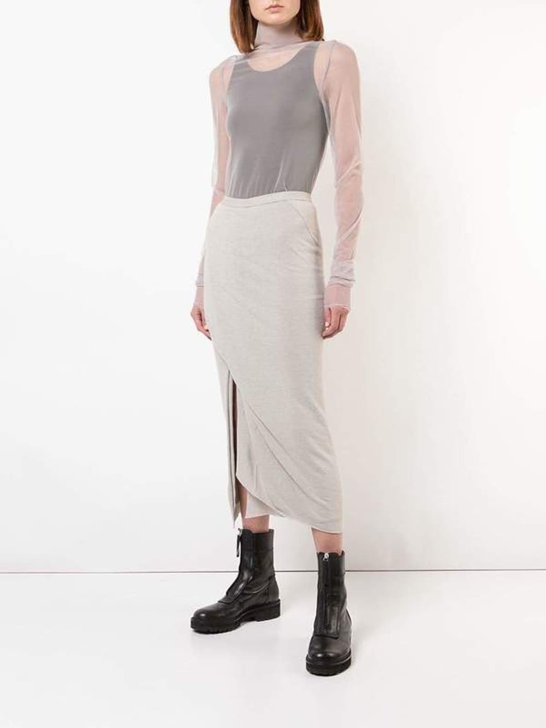 Rick Owens Lilies Sheer Long T shirt 펄  상품이미지2