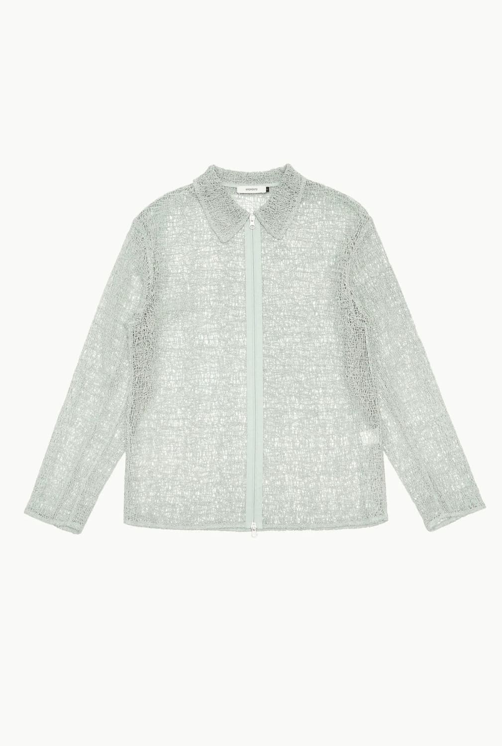 아모멘토 lace zip up shirt M사이즈 상품이미지1