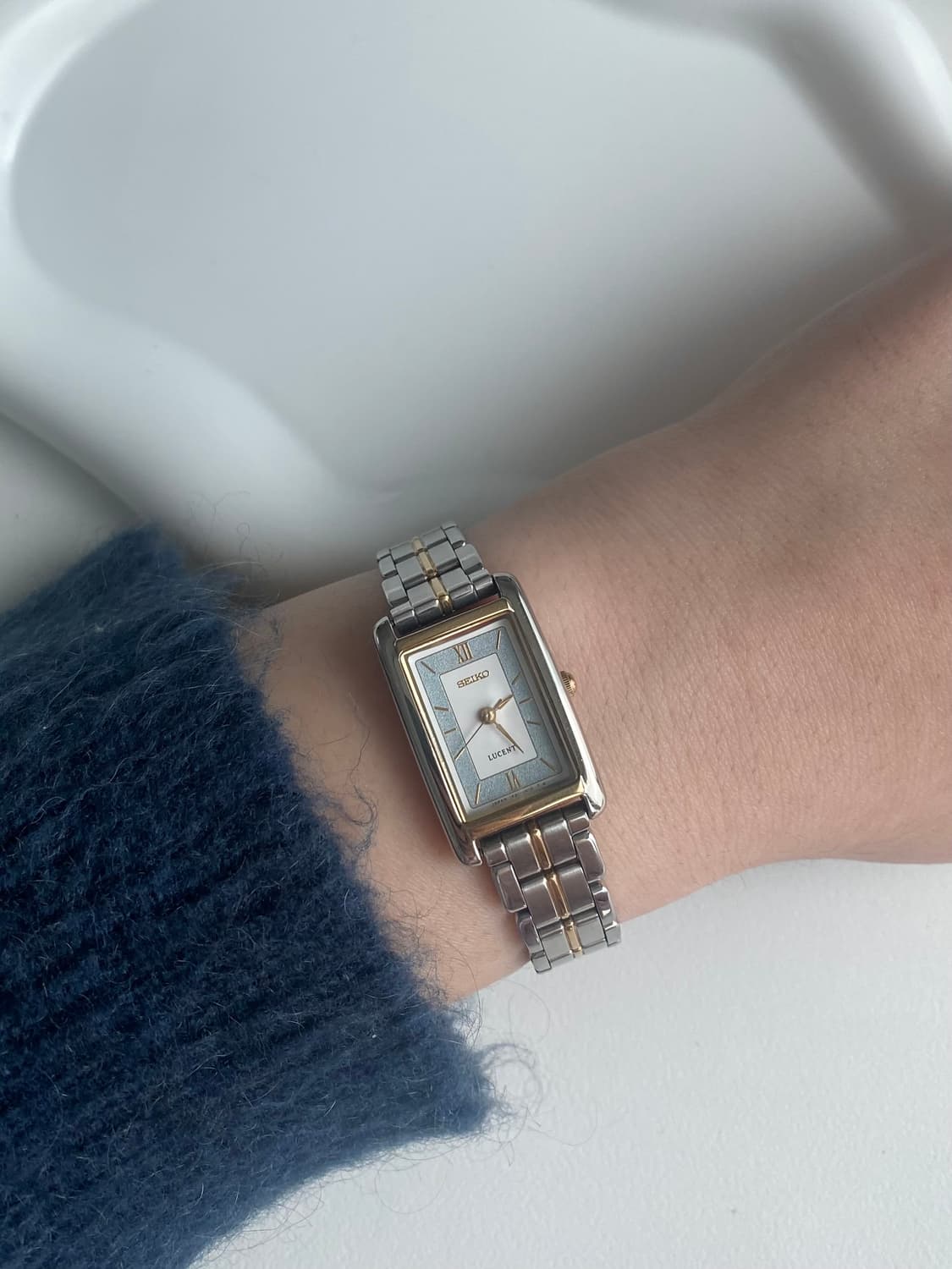 Seiko 세이코 Lucent 루센트 스퀘어 쿼츠 상품이미지5