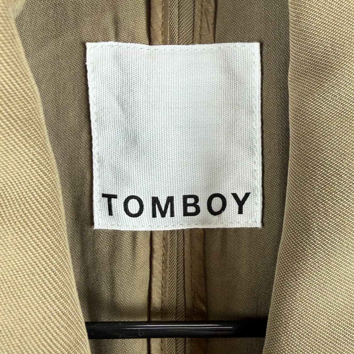 160) 톰보이 트렌치 롱 코트 베이지 상품이미지3