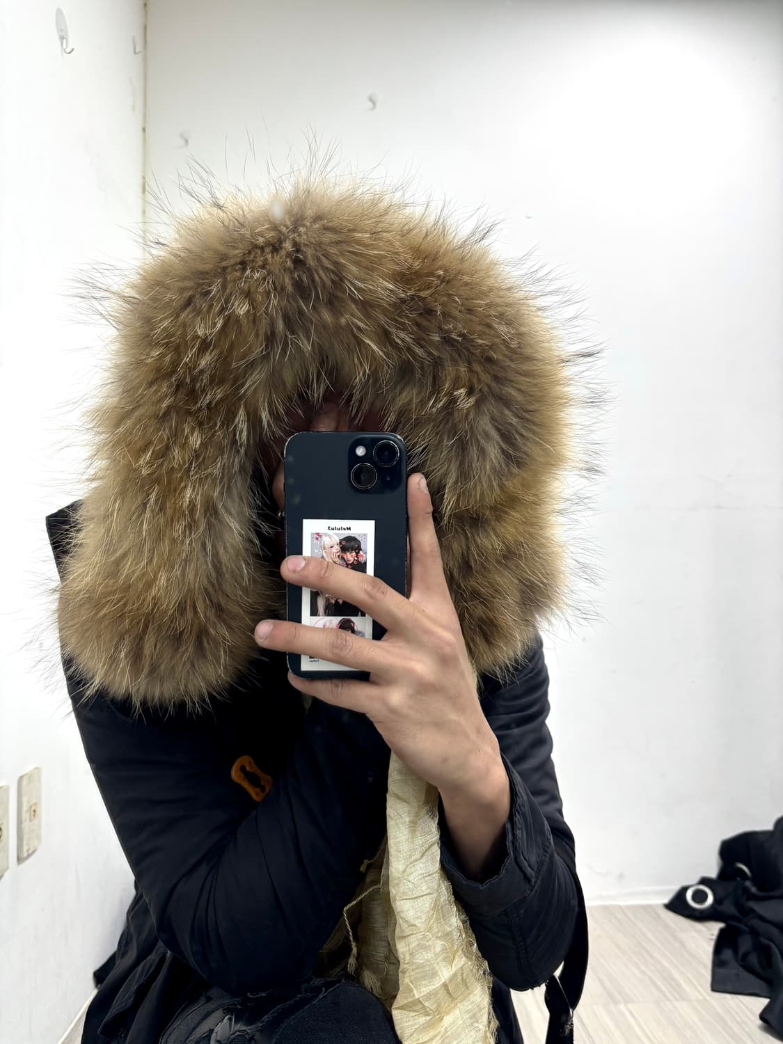 [G.O.A] 2000s Archive Racoon Fur Black P 상품이미지3