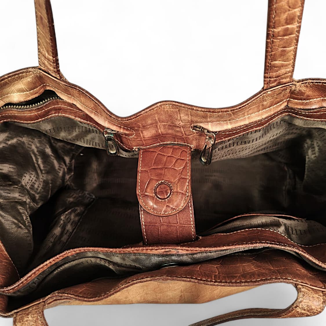 aniary 아니아리 크로크 엠보싱 빈티지가공 토트백 재패니즈 포터 상품이미지8