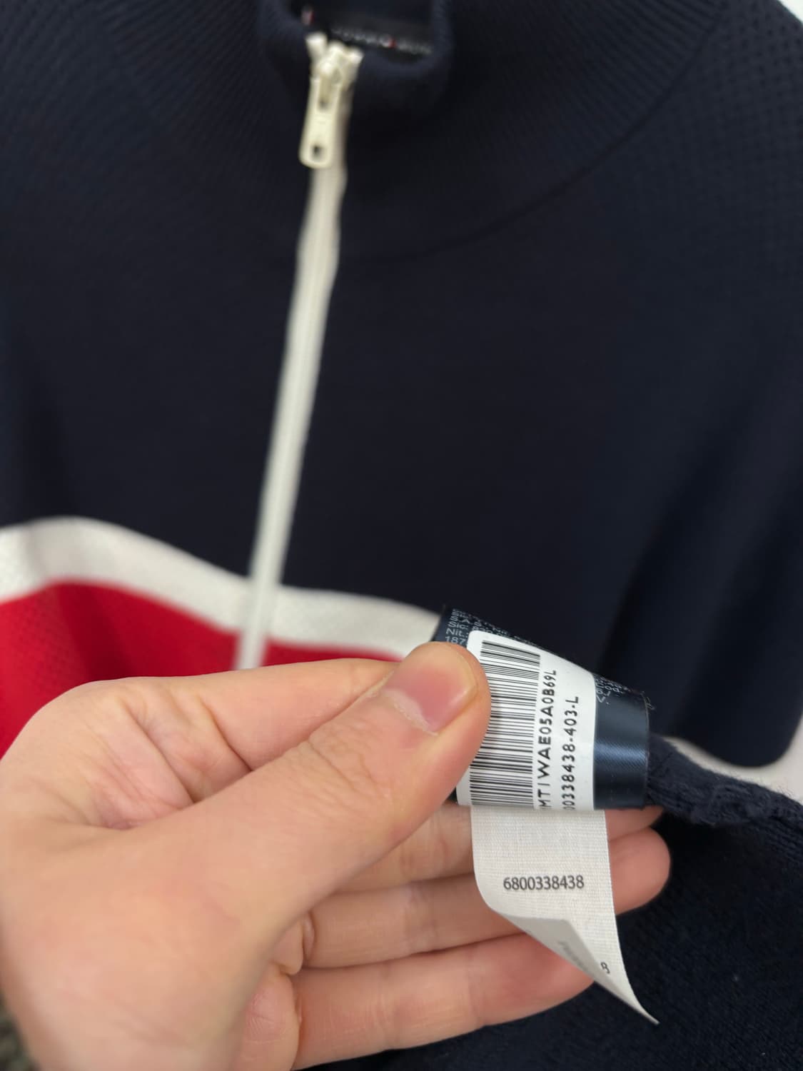 타미힐피거 울 집업 가디건 상품이미지6