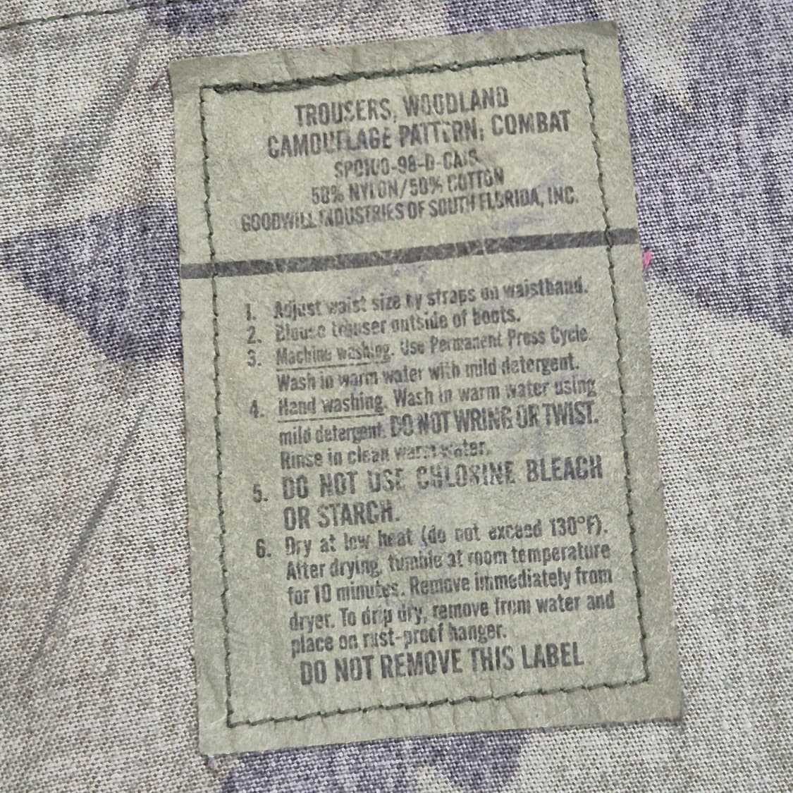[M]미군 우드랜드 BDU - 671 상품이미지3