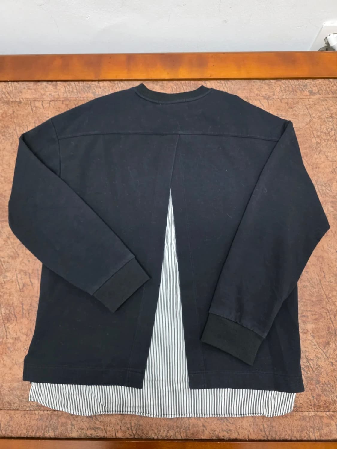 지오송지오 레이어드 맨투맨 상품이미지1