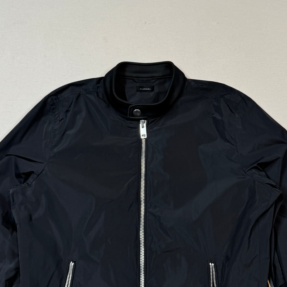L) 디젤 DIESEL 폴리쉘 싱글 라이더 자켓 상품이미지3