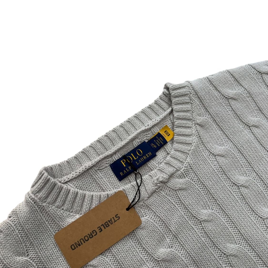 [105] 폴로 랄프로렌 케이블 스웨터 니트 QR Tag 상품이미지3