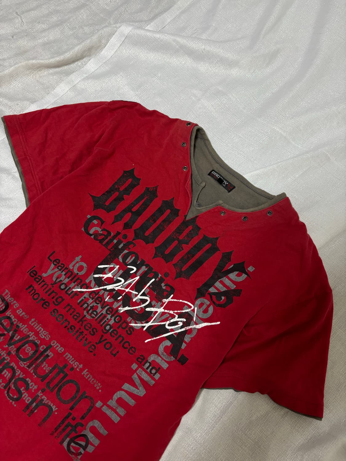 BAD BOY” Punk Lettering Tee 상품이미지4