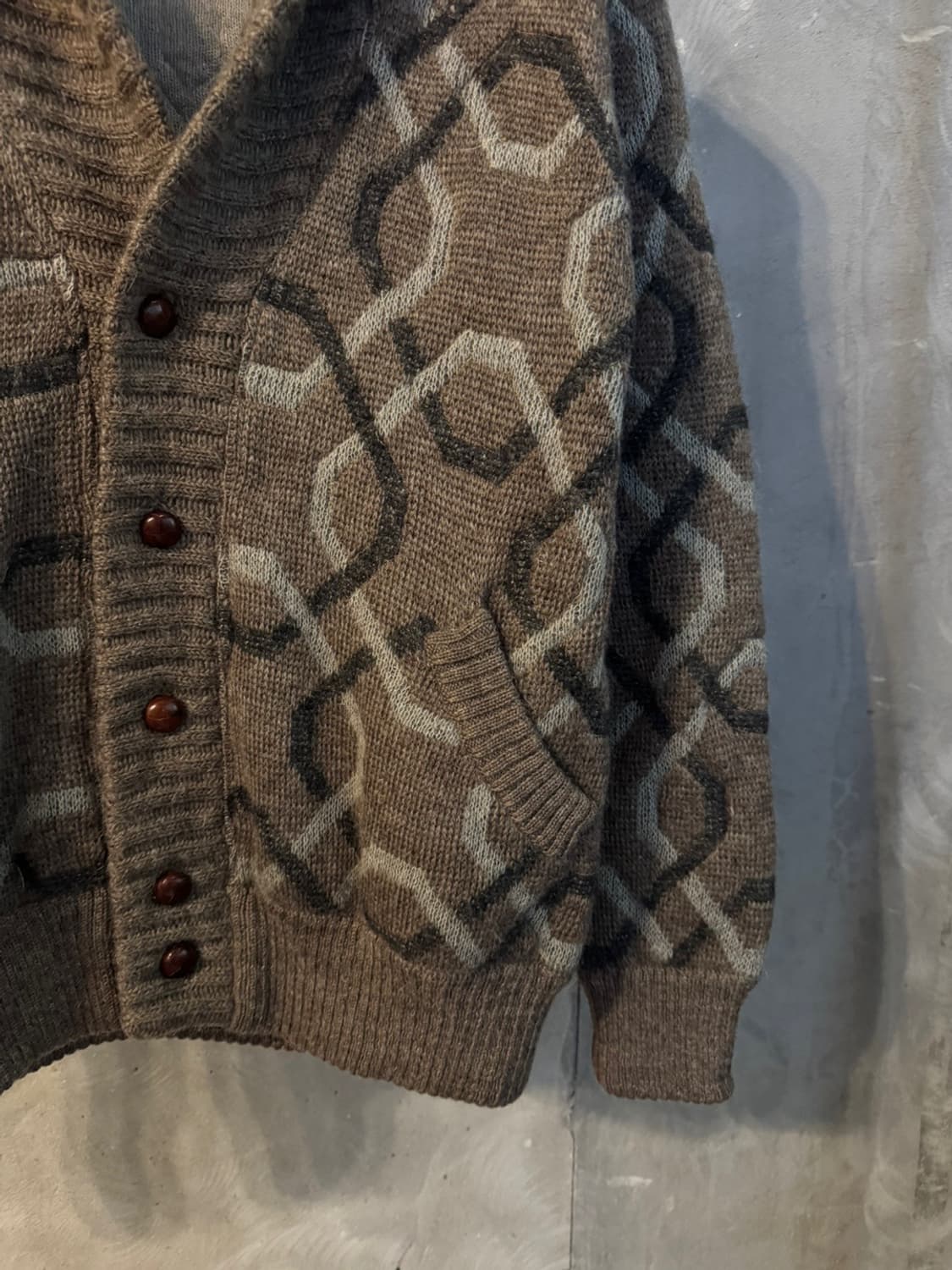 GUCCI 구찌 아카이브 모헤어 숄칼라 가디건 105 상품이미지10