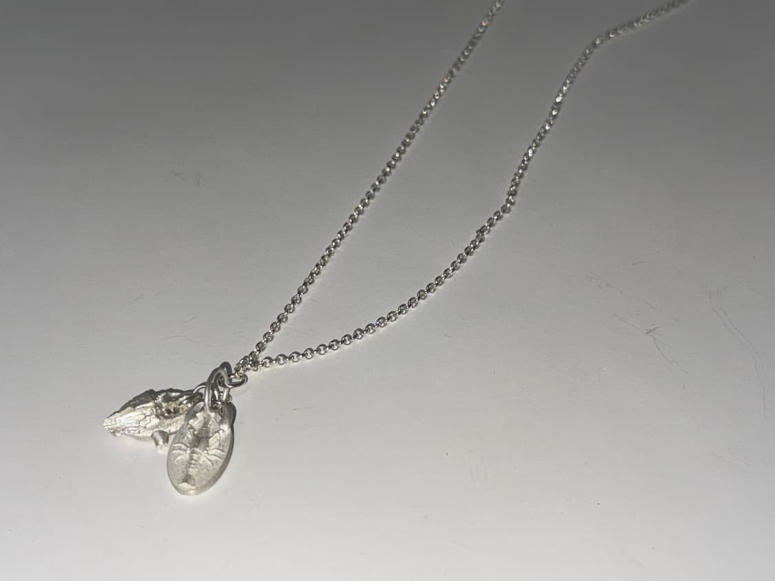 Sterling silver 탈피중인 랍스터 목걸이 상품이미지4