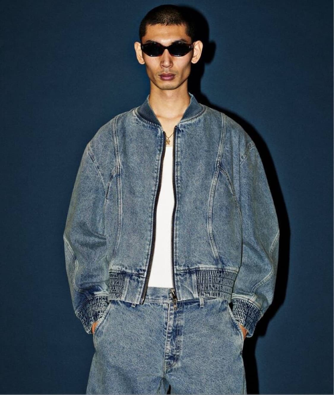 저널 스탠다드 데님 블루종 m 상품이미지3