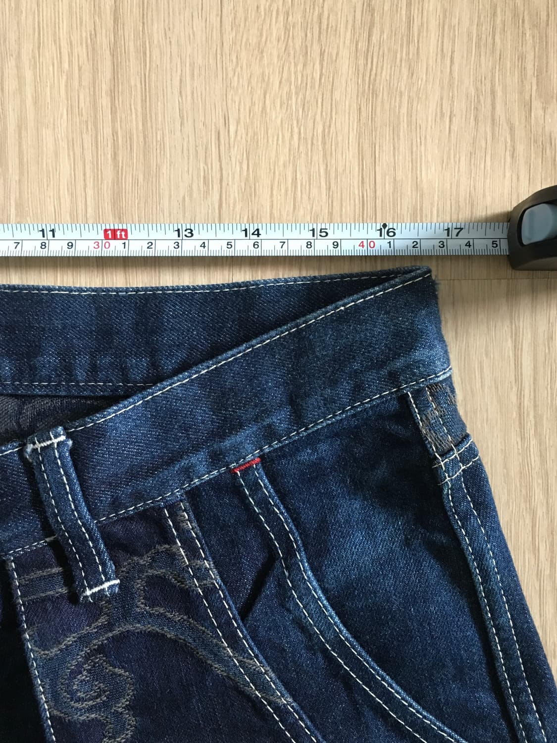 일본 Eternal 이터널 빈티지 자수 포인트 데님 팬츠  상품이미지7