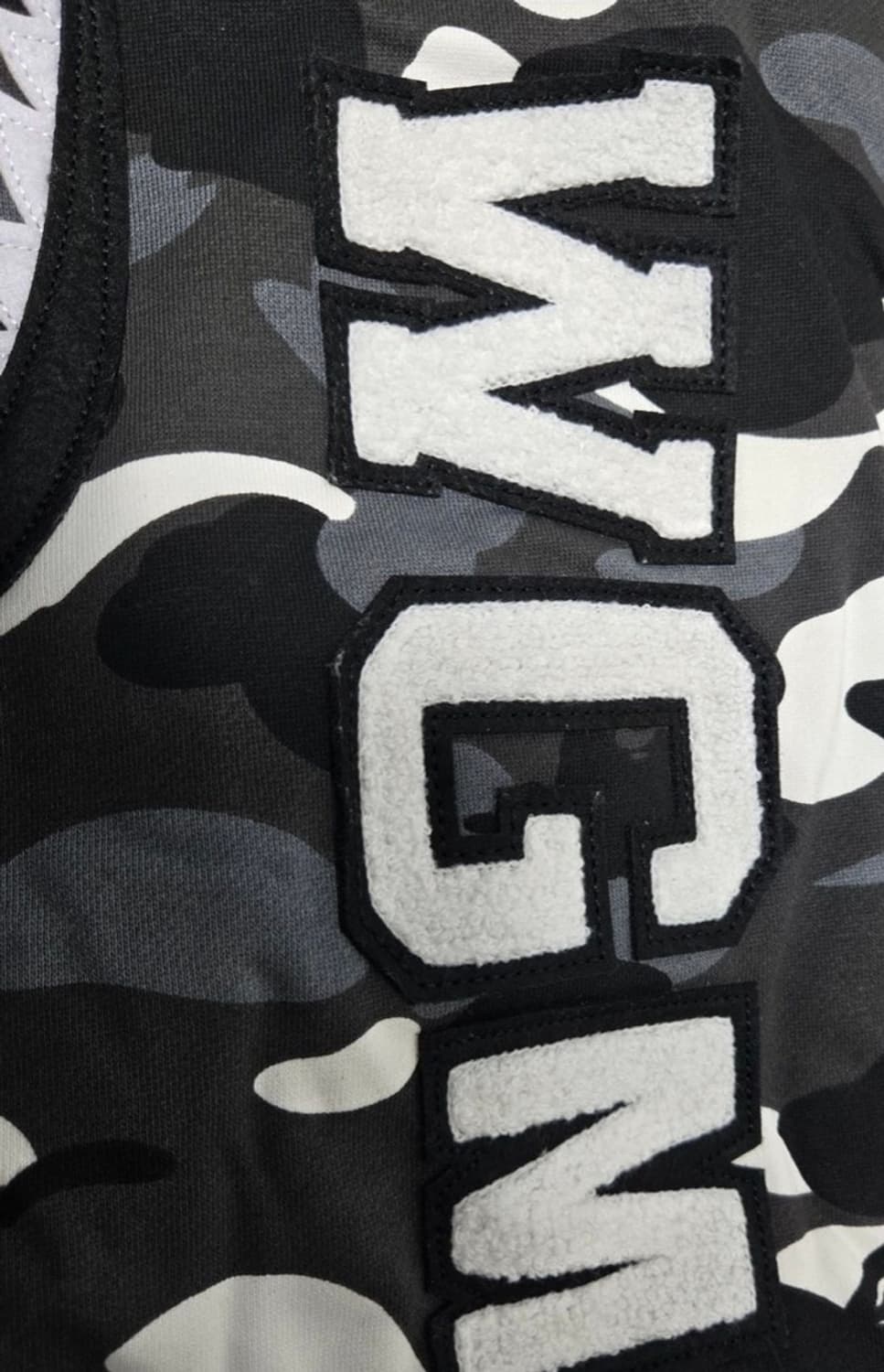 베이프 샤크후드 아수라 흰/검 새상품 m 상품이미지3