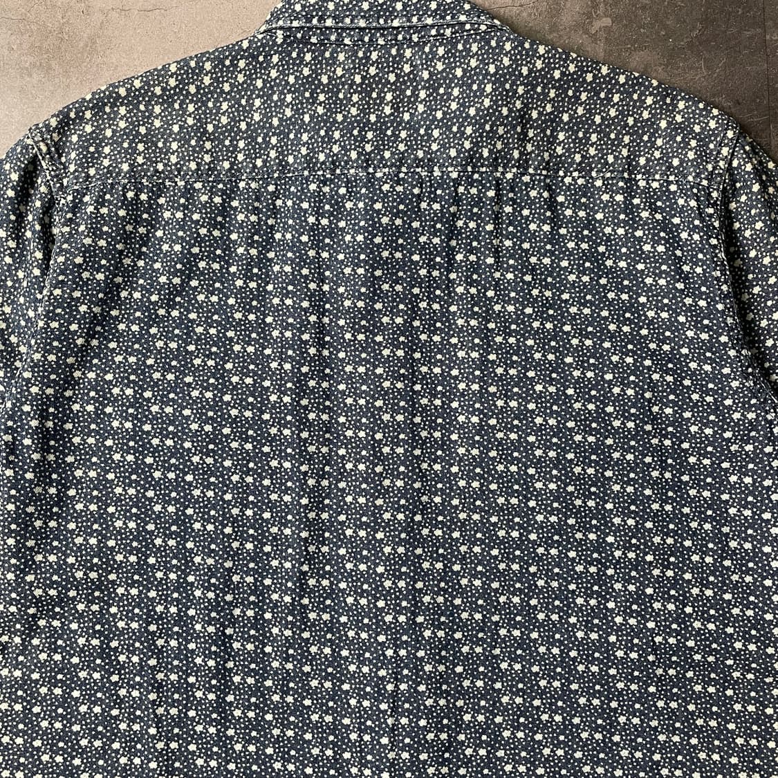 WRANGLER 랭글러 빈티지 네이비 도트 웨스턴 반팔 셔츠 A00776 상품이미지8