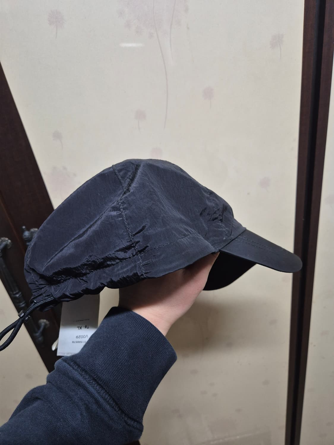 [XL] 21FW 스톤아일랜드 나일론 볼캡 엑스라지 블랙 검정 상품이미지3