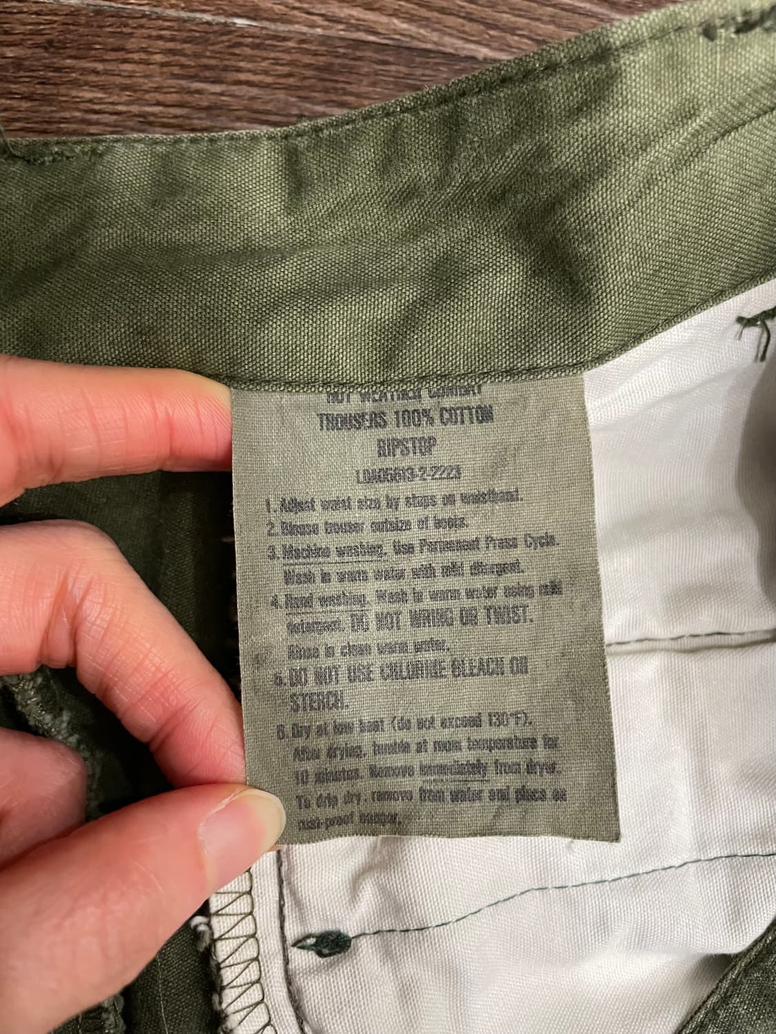 Re-pro 미군 M65 M51 필드 팬츠 올리브그린 상품이미지7