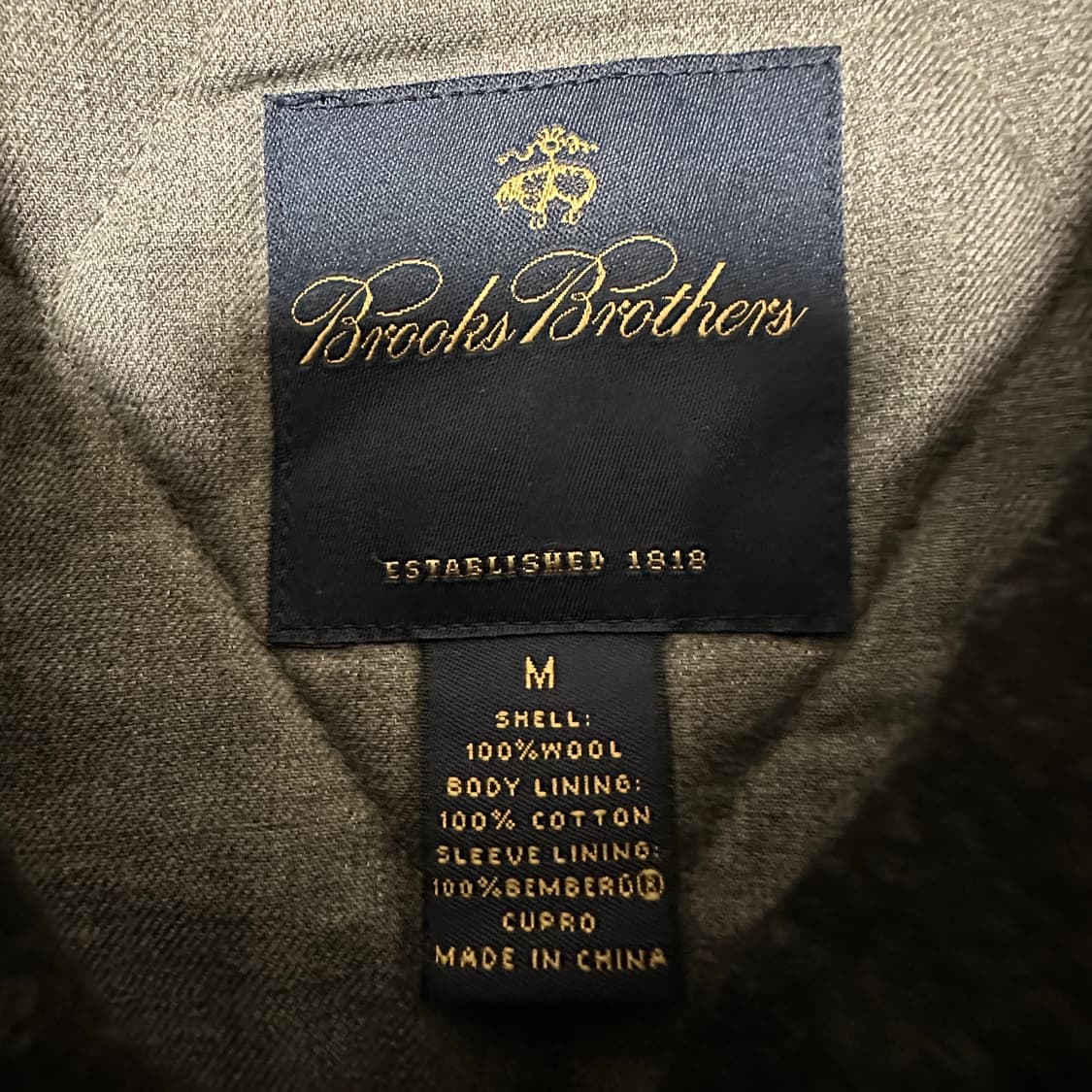 BROOKS BROTHERS wool coat 상품이미지5