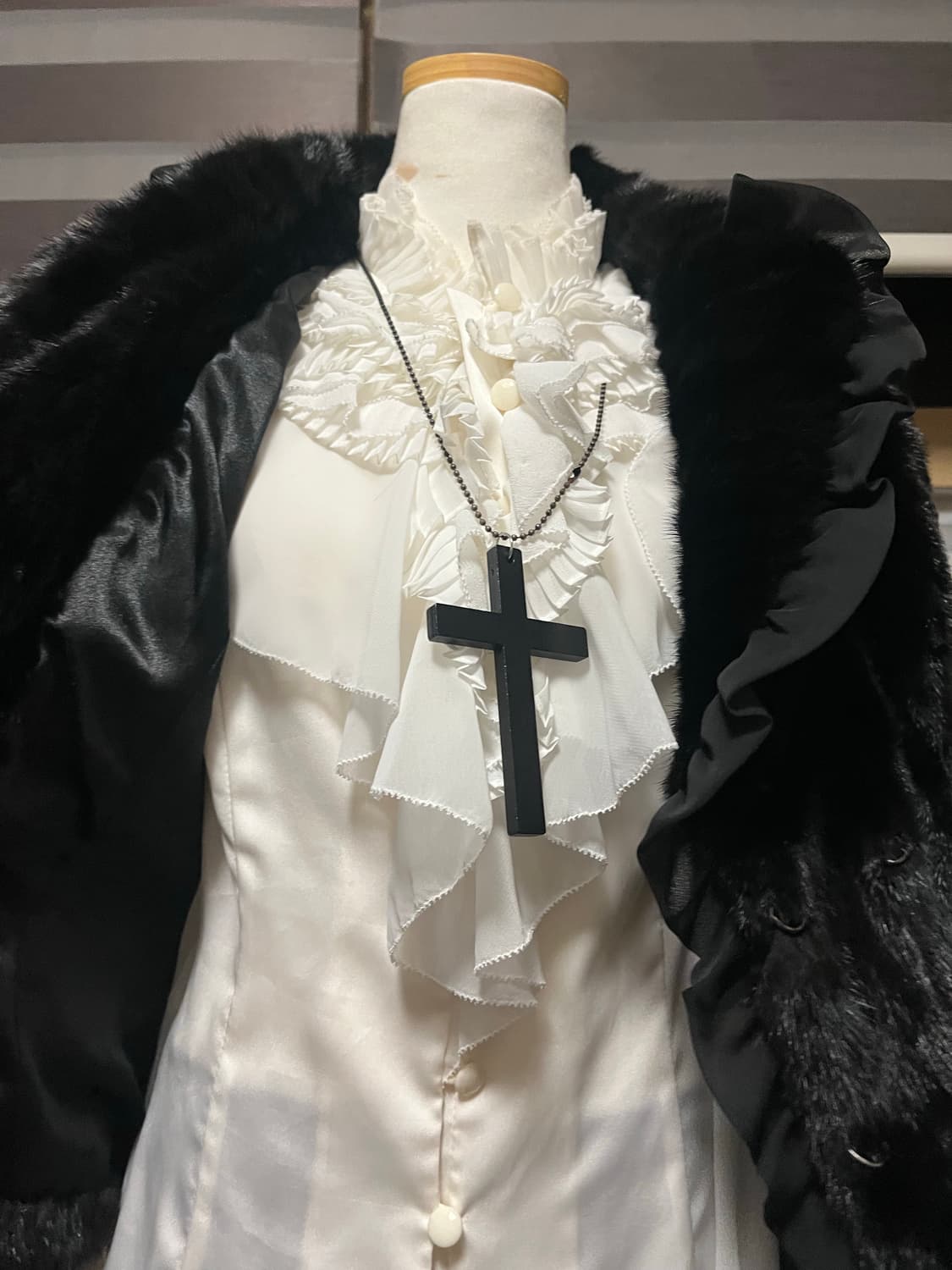 밍크 퍼 포함 공겜여주 고스 고딕 세트 상품이미지2