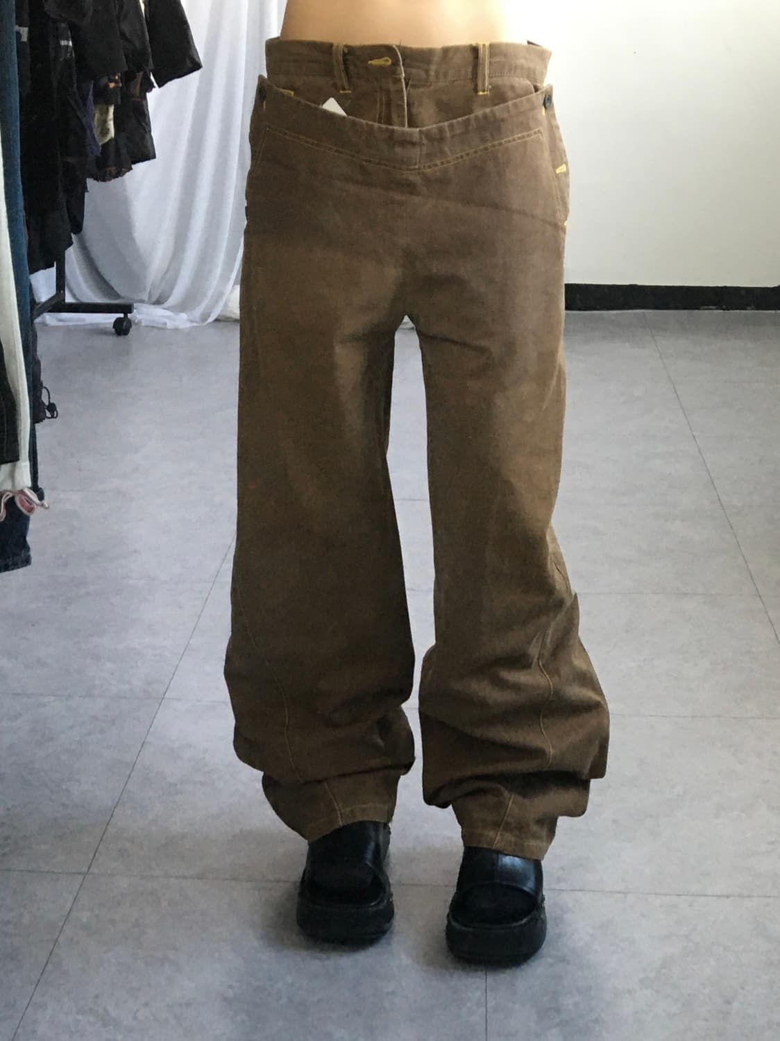 button layered point pants 상품이미지9