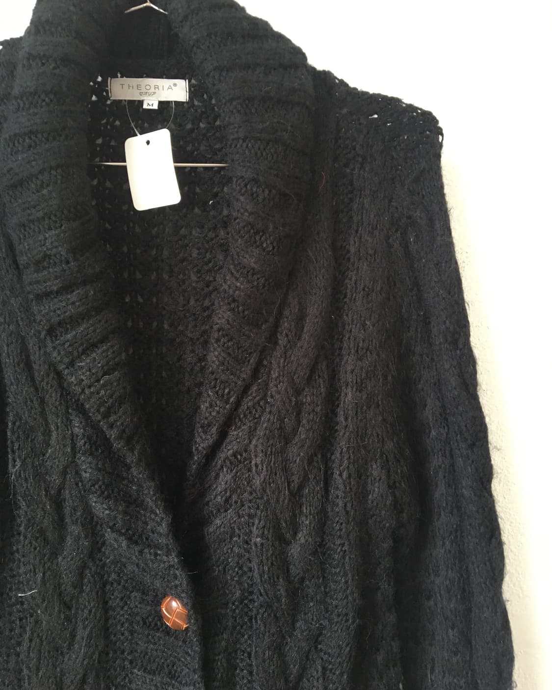 Cable pattern knit cardigan 상품이미지4