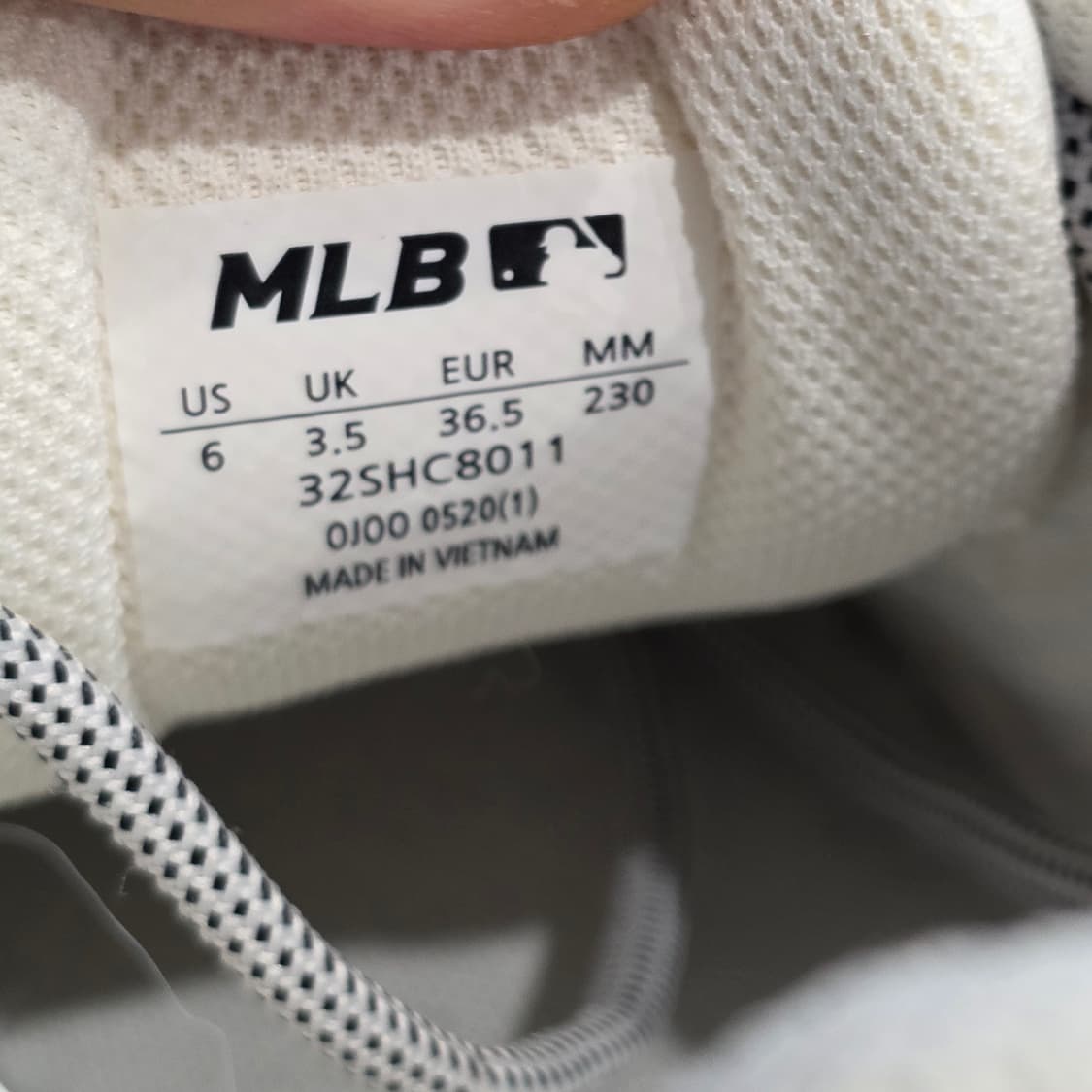 6w-20:MLB 청키로우 뉴욕양키스 화이트 MLB23cm-키높이5cm 상품이미지10