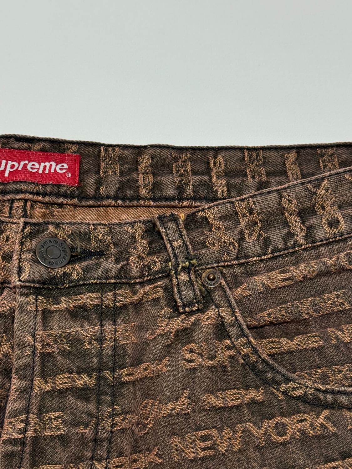 슈프림 22fw 멀티 타입 자카드 팬츠 34 상품이미지6