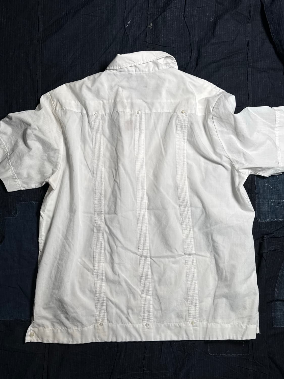 80-90's Haband of Paterson 구어야베라 셔츠 XL 상품이미지5