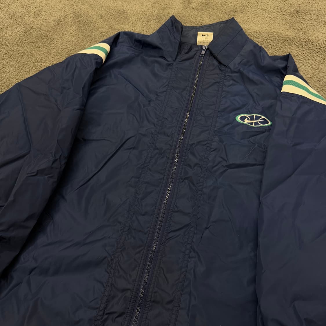 [정품/L] 00s 나이키 올드스쿨 스우시 베스킷볼 바람막이 자켓 상품이미지1