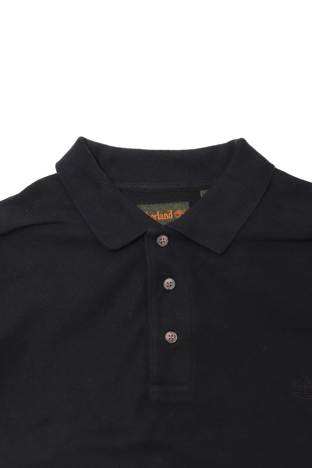 TIMBERLAND 블랙 코튼 카라티 size M 상품이미지3