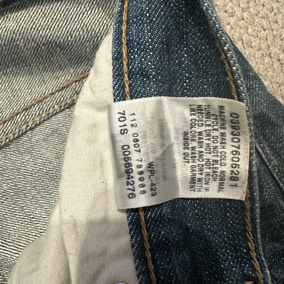 00s 리바이스 569 루즈 스트레이트 데님 상품이미지6