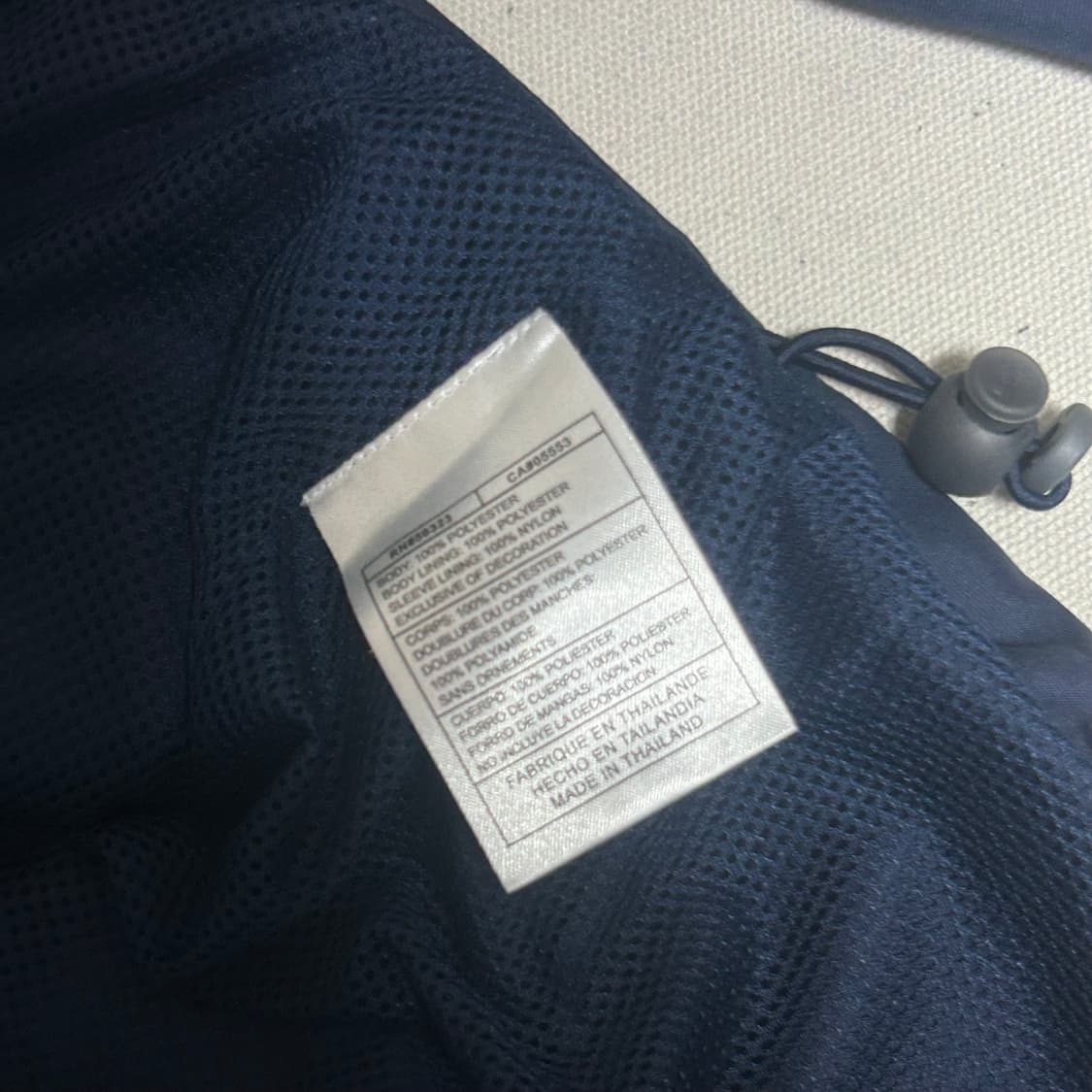 L 나이키 올드스쿨 사이드라인 네이비 바람막이  상품이미지5