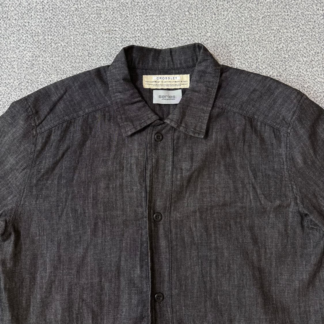 [정가 45만원] 시리즈 x 크로스리 데님 셔츠 자켓 105 상품이미지2