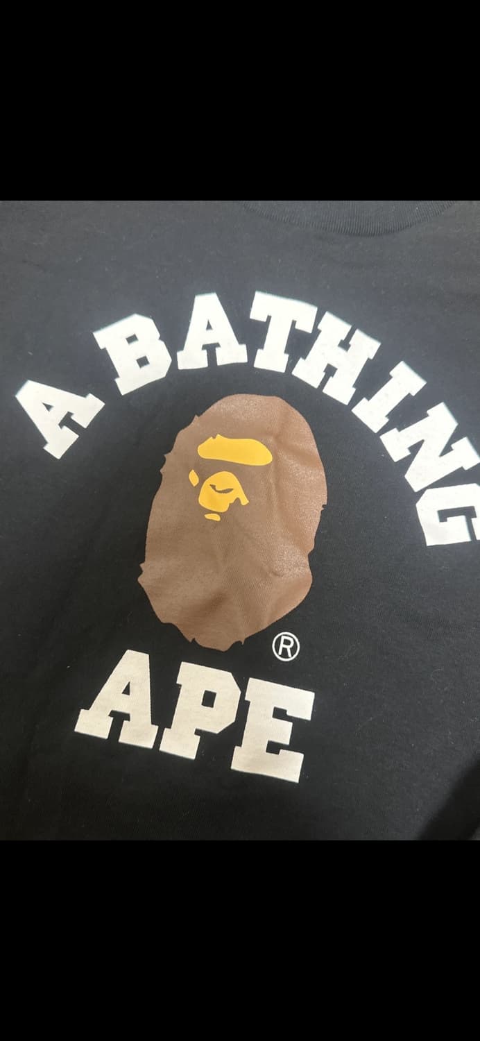 베이프 롱슬리브 블랙 S 상품이미지1