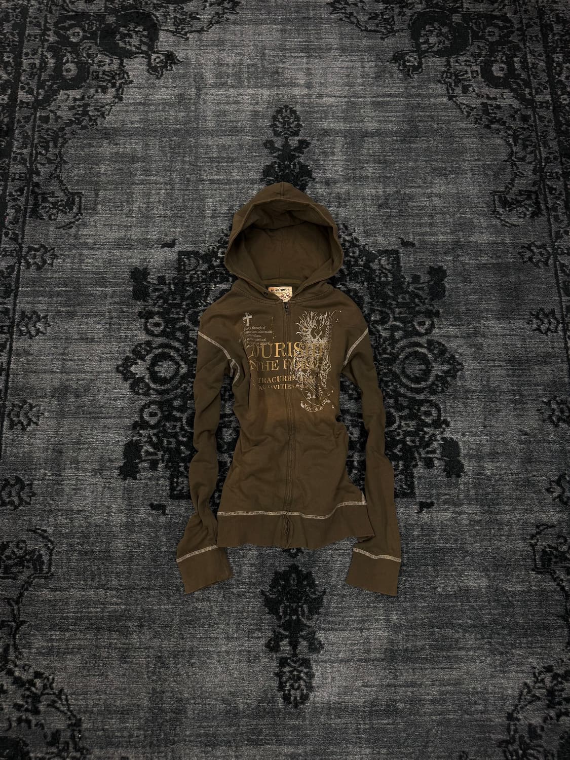 Rush hour 00s y2k grunge hoodie 상품이미지1