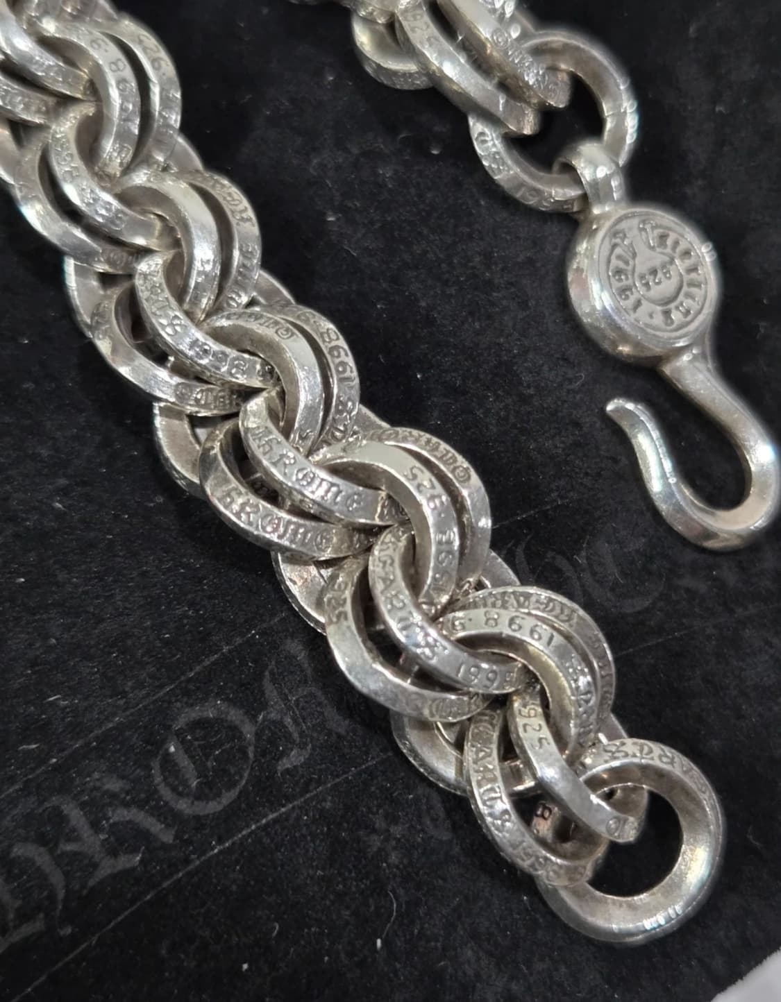 크롬하츠 더블 B링 팔찌 풀구성 판매합니다 상품이미지4