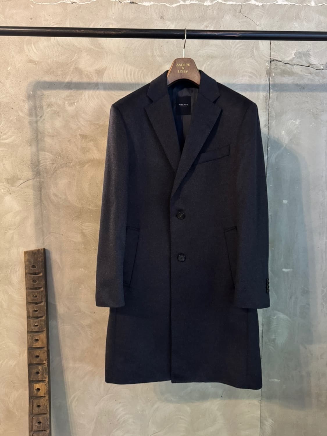 로가디스 컬렉션 캐시미어 체스터필드 코트 100 상품이미지1