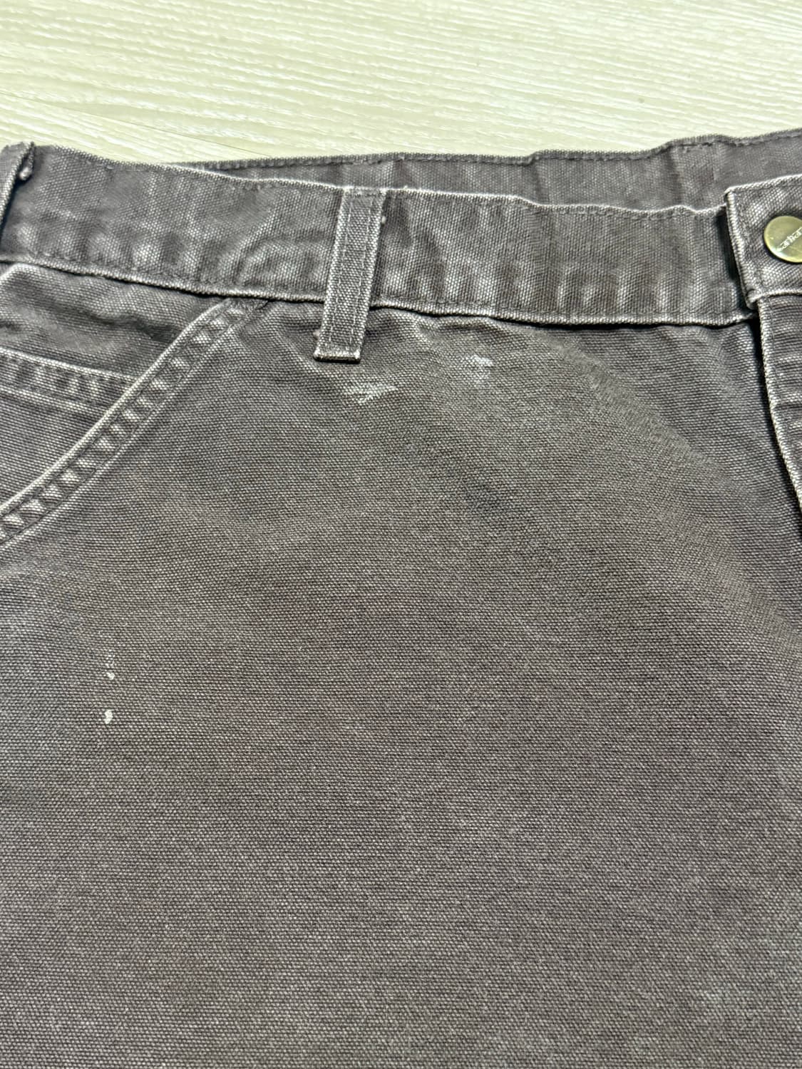 칼하트 싱글니 브라운 워크팬츠 b11 dkb (36inch) 상품이미지4