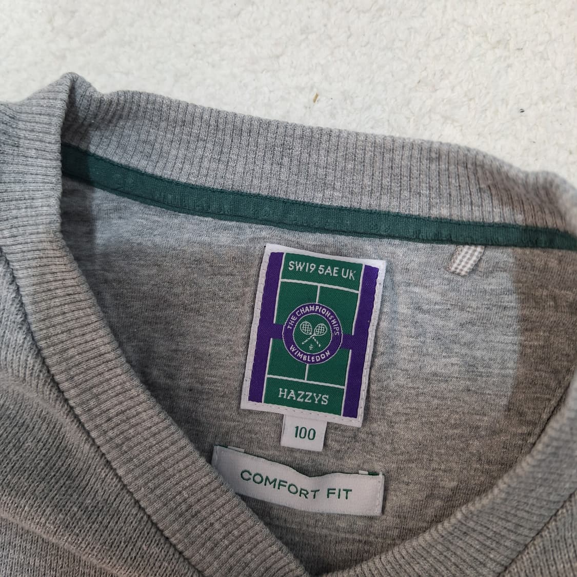 해지스  윔블턴콜라보 니트100 상품이미지2