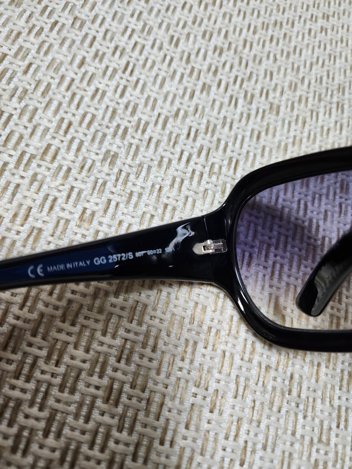 (정품) 구찌 GG 2572 블랙 선글라스 그라데이션 상품이미지5