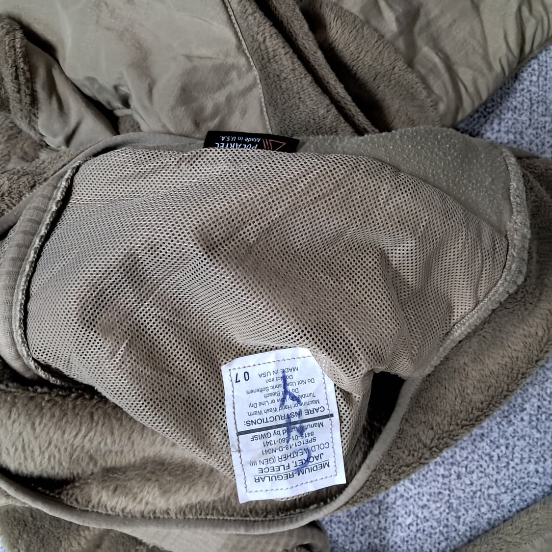 [military] 밀리터리 OG 미군 폴라텍 상품이미지3