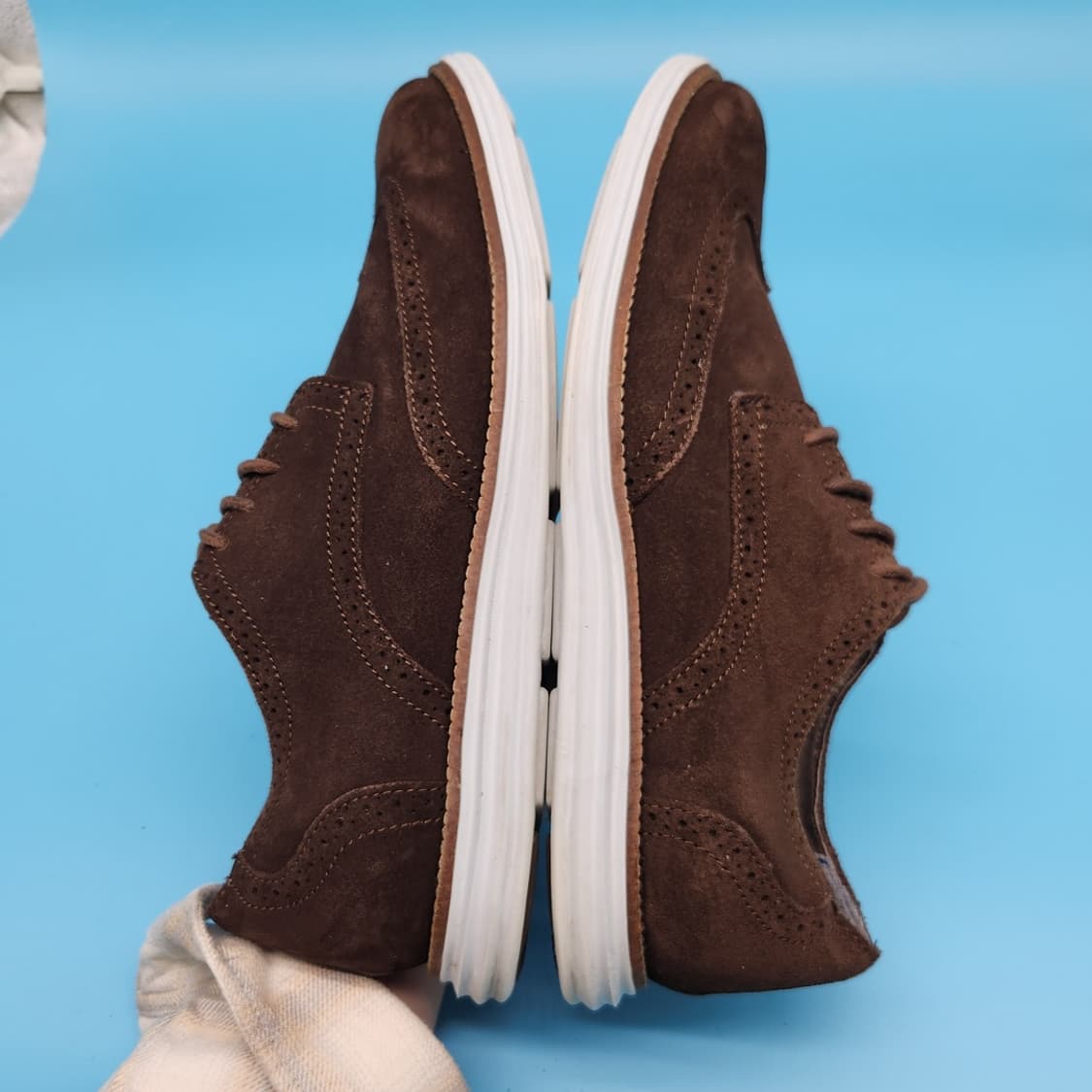 oo 스케쳐스 스웨이드 윙팁슈즈275 상품이미지5