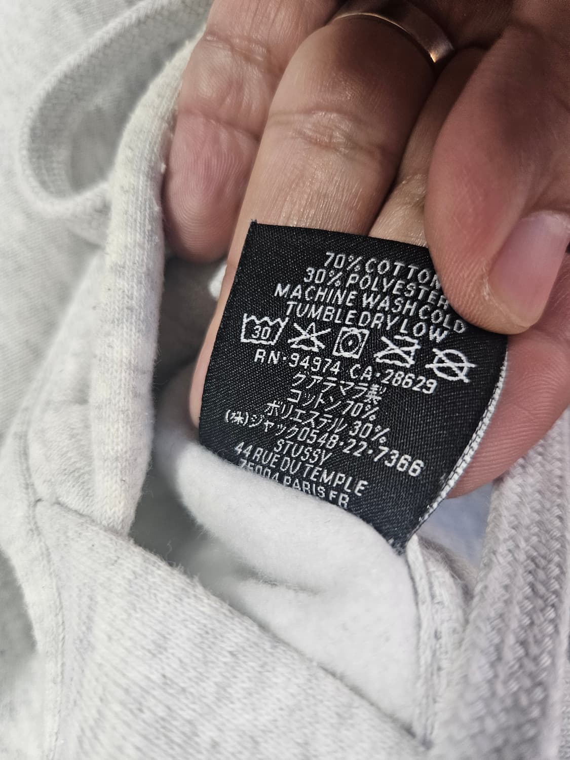 스투시 후드 xl 상품이미지3